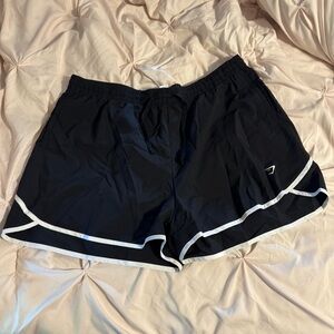 Gymshark Black Athletic Workout Shorts Lightweight